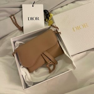 LAST CHANCE before consignment ‼️‼️ Like New Dior Nano Saddle Pouch Ultramatte🌸